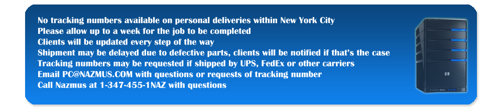 Tracking Shipments with Nazmus Computers